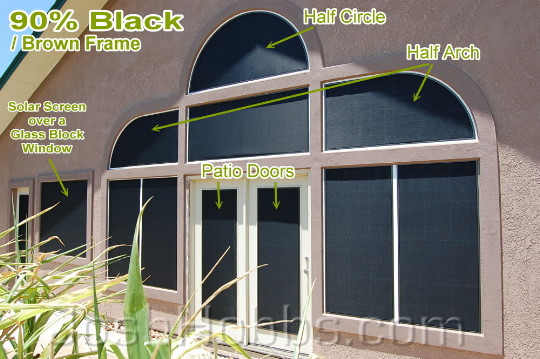 Manor TX Sun Control Shades aka Solar Window Screens